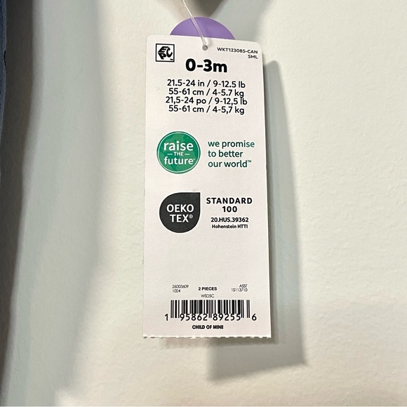 NEW Carter’s Blue Penguin Matching Sweatshirt & Pant Set (size 0M & 0-3M) - Picture 4 of 5